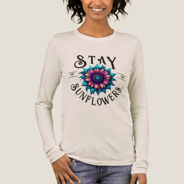 Stanna för solrosorna t shirt (Framsida)