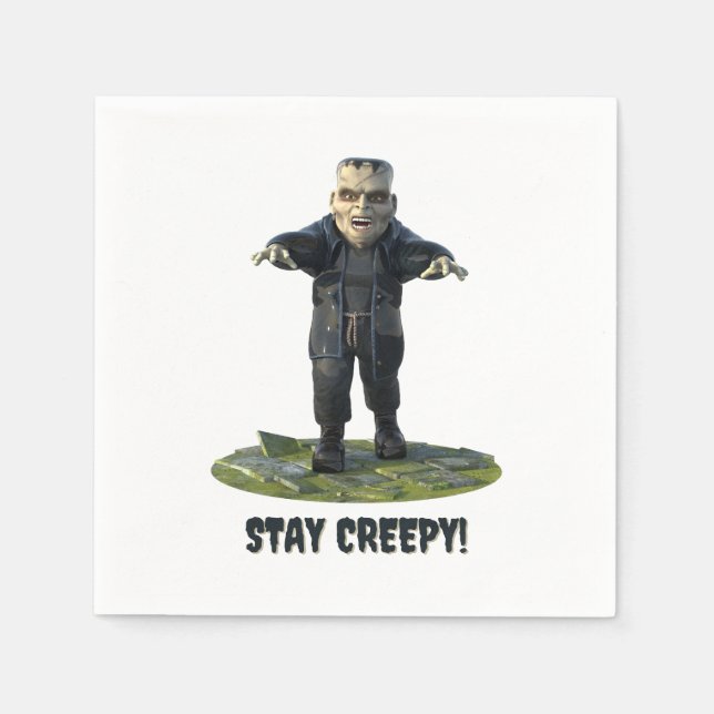 Stanna! Frankensteins monster Pappersservett (Framsidan)