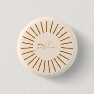 Stanna Golden Button Knapp
