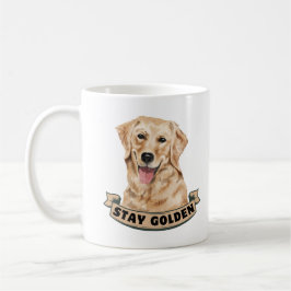 Stanna Golden, Golden Retriever Hund älskare Kaffemugg