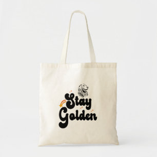 Stanna Golden Groovy Retriever Hund Animal Djuräls Tygkasse