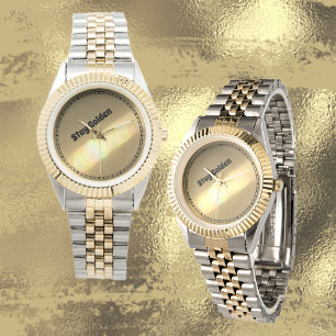 Stanna Golden med Glam-Personligen Touch Armbandsur
