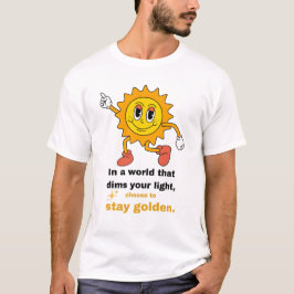 Stanna Golden Retro Sol T-Shirt