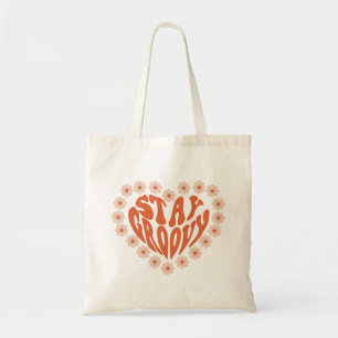 Stanna Groovy Heart-Blommigten Tygkasse