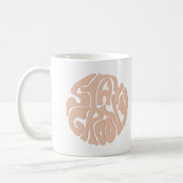 Stanna Groovy Retro Beige Kaffemugg