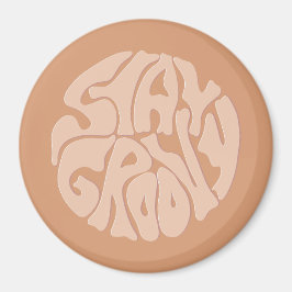 Stanna Groovy Retro Beige Magnet