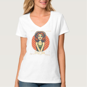 Stanna Groovy Retro Sunset T Shirt