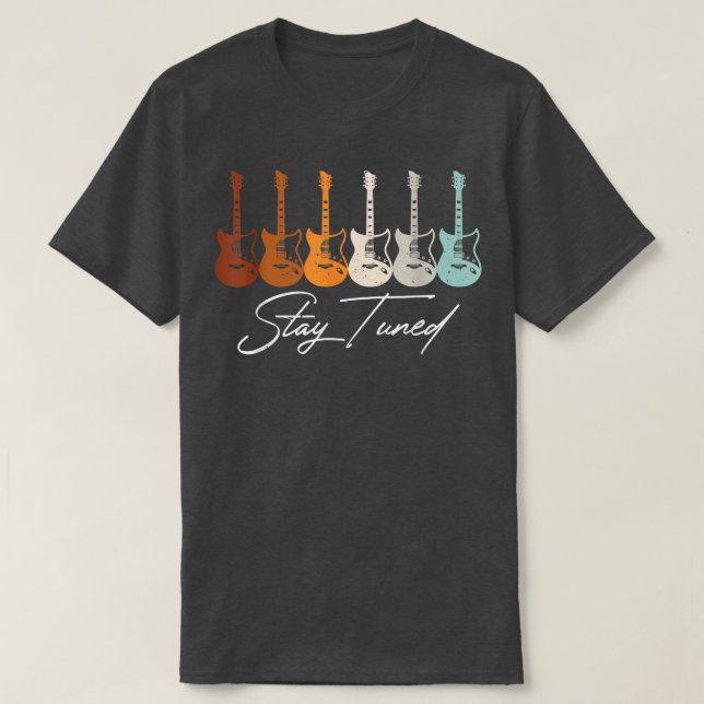 Stanna, Guitars Guitar Guitarist Retro Bass Ap T Shirt (Design framsida)