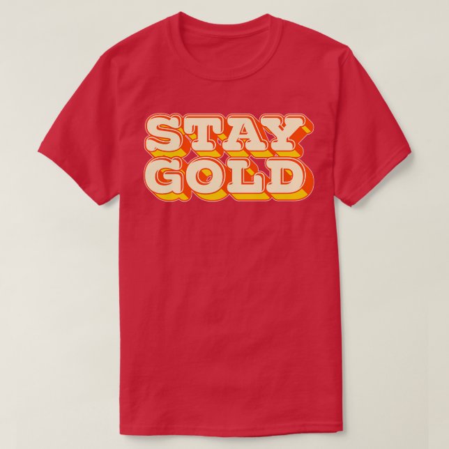 Stanna Guld 1 T Shirt (Design framsida)