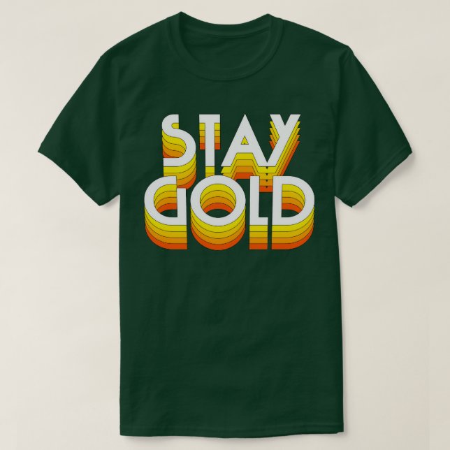 Stanna Guld T Shirt (Design framsida)