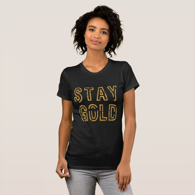 Stanna Guld T-shirt (Hel framsida)
