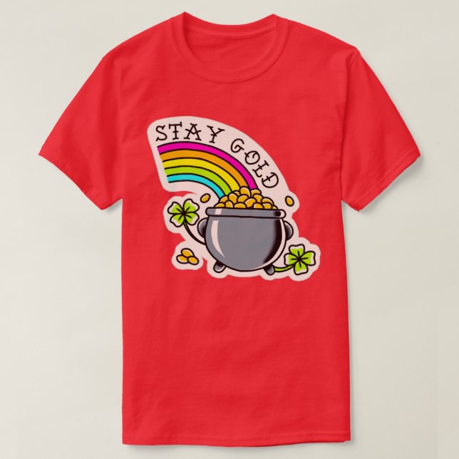 stanna guld t shirt (Design framsida)