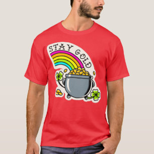 stanna guld t shirt
