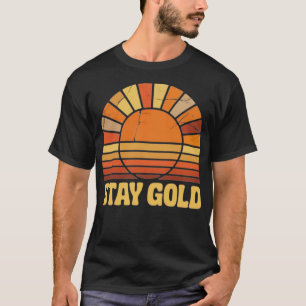 Stanna Guld - Utomstående, klassiskt 1980-tal, Ret T Shirt