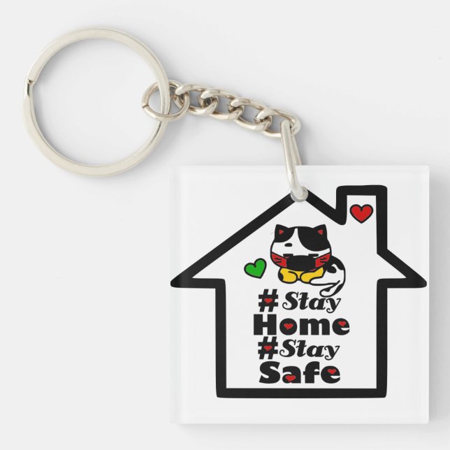 🏠#Stanna hemma - håll dig Säker Motiverad, hakful (Framsidan)