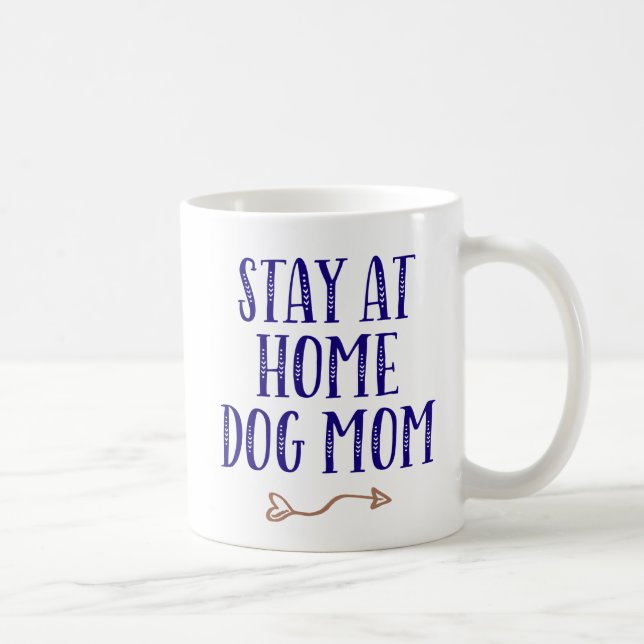 Stanna hemma i Hund Mamma. Kaffemugg (Höger)