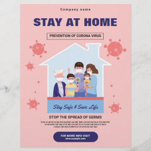 Stanna hemma i Kampanj Reklamblad