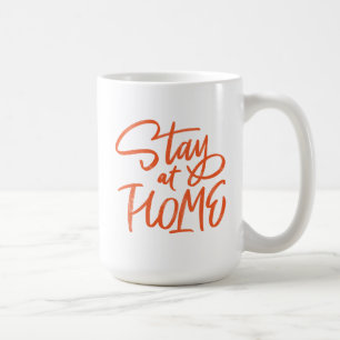 Stanna hemma kaffemugg
