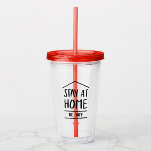 Stanna hemma och var Säkrare Take Away Mugg