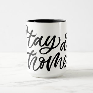 Stanna hemma Teckensnitt för Finare Mugg