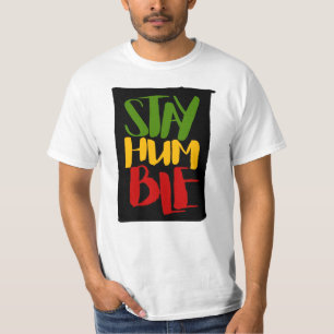 Stanna Humble Rasta Färg Reggae T-Shirt