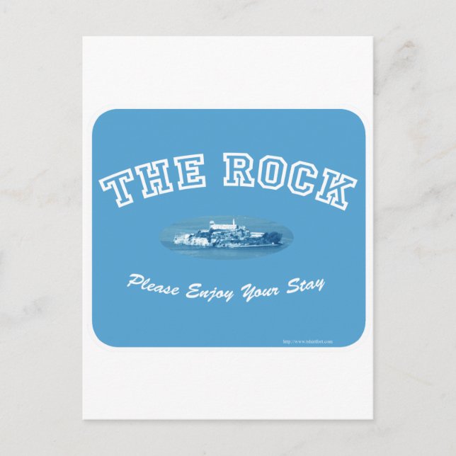 Stanna i Alcatraz Vykort (Framsida)