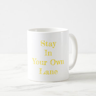 Stanna i din egen Lane Recovery Hope-sanning Kaffemugg