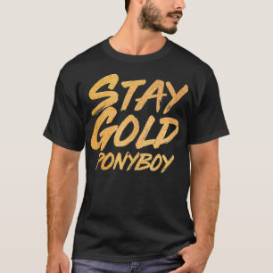 Stanna i Guld Ponyboy T Shirt