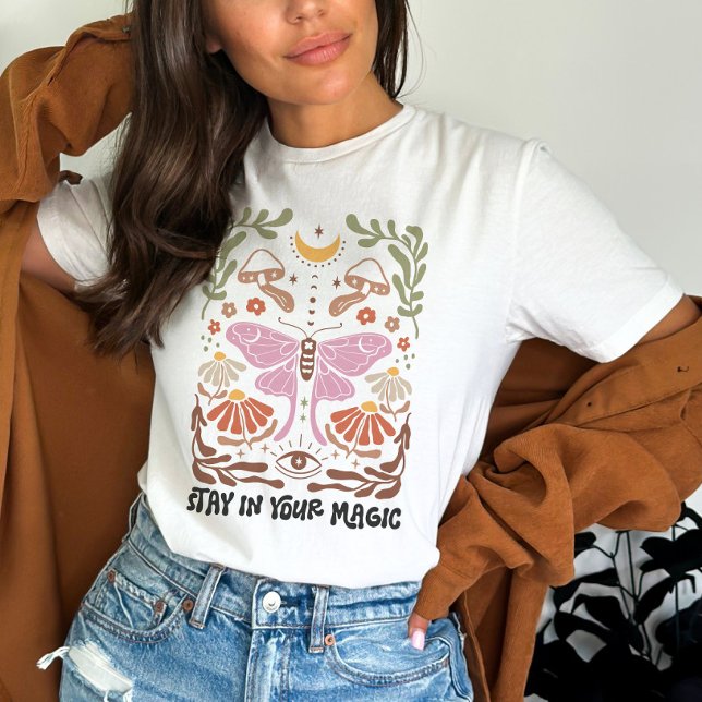 Stanna i inspirationsofferten för Magic Boho-Blomm T Shirt (Skapare uppladdad)