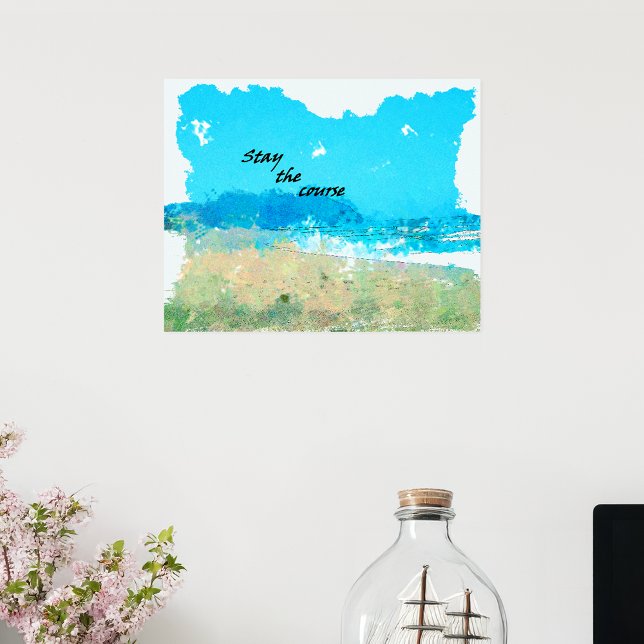 Stanna i kursen poster (Skapare uppladdad)