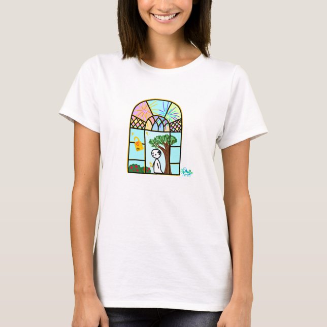 Stanna i ljuset t shirt (Framsida)