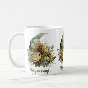 Stanna i Magic Winter Måne Design Kaffemugg