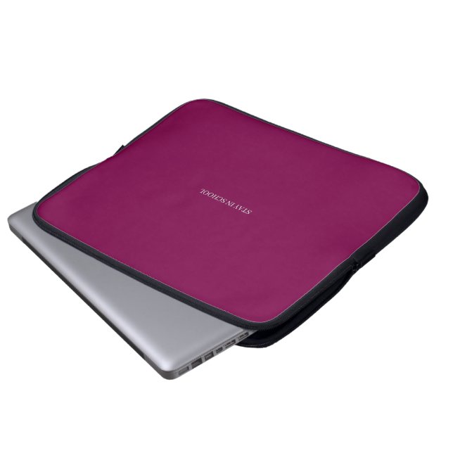 "Stanna i skolan" Elektronpåse Laptop Fodral (Framre botten)