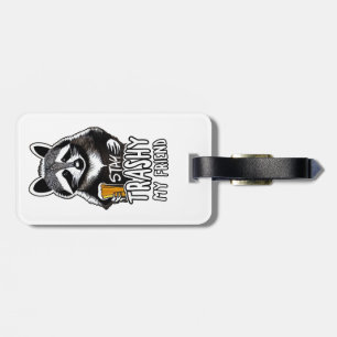 Stanna i Trashy My Friend Raccoon Bagagebricka