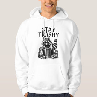 Stanna i Trashy Raccoon Hoodie
