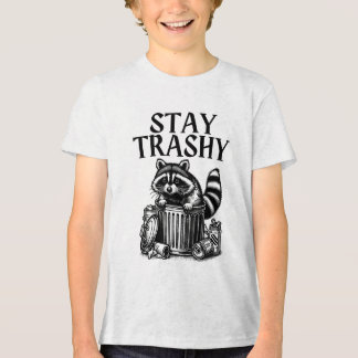 Stanna i Trashy Raccoon T Shirt