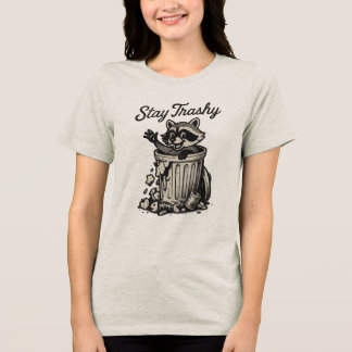 Stanna i Trashy Raccoon T Shirt