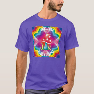 Stanna i Trippy Psychedelic Mushroom T Shirt
