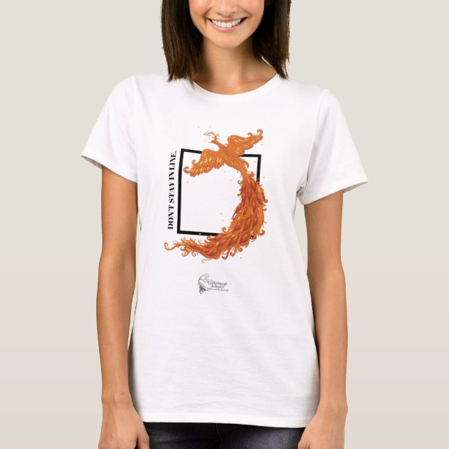 Stanna inte i Line Phoenix T Shirt (Framsida)