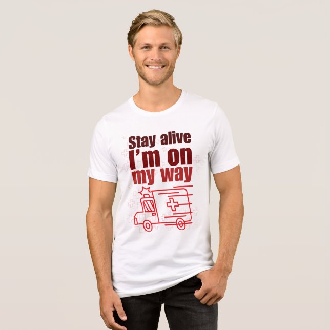 Stanna, jag är på min lilla T-shirt (Framsida Full)