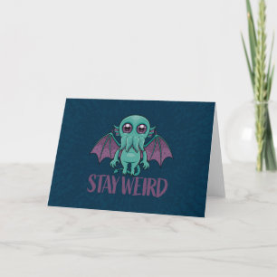 Stanna Konstig Cute Cthulhu Monster Kort