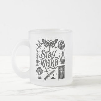 Stanna Konstig Goth Witchy Vibes Frosted Mugg