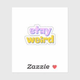 Stanna Konstig Klistermärken