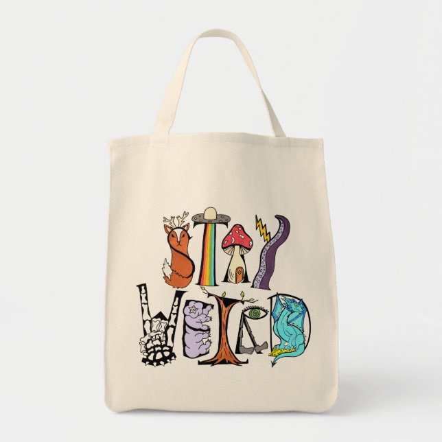Stanna Konstig Livsmedel Tote Bag Tygkasse (Framsidan)