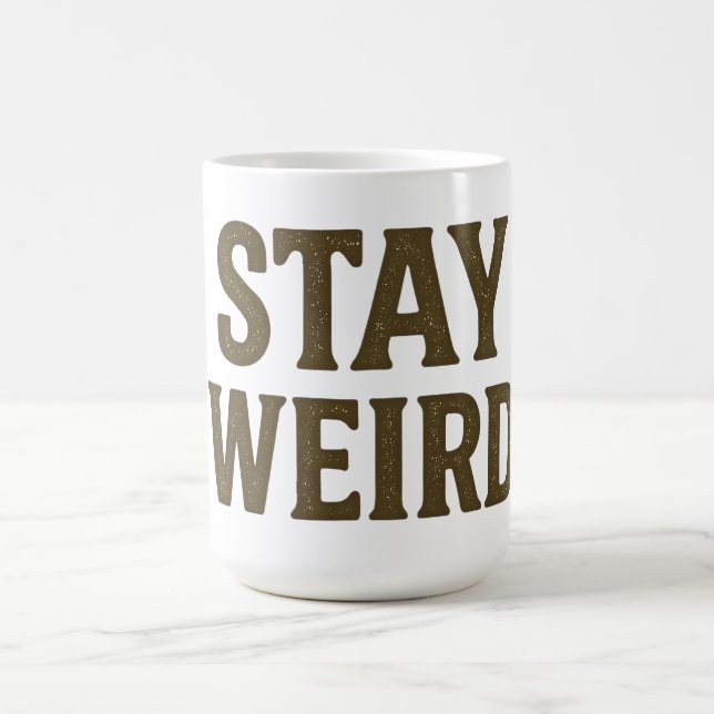 Stanna Konstig Retro Streetwear  Kaffemugg (Center)