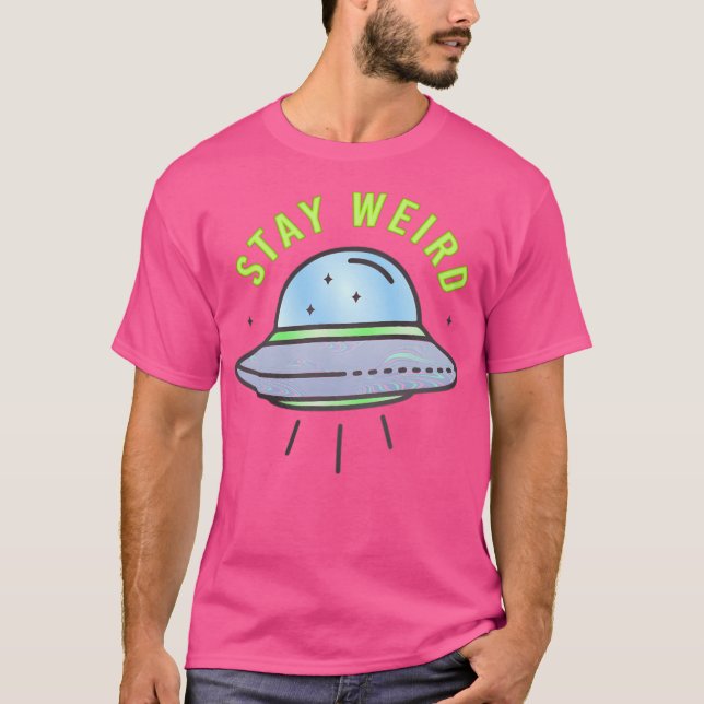 Stanna Konstig - Ufo T Shirt (Framsida)