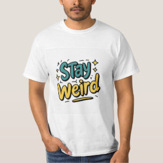 Stanna Konstig Whimsical Tee-skjorta T Shirt