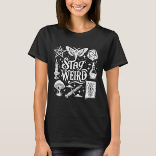 Stanna Konstig Witchy Vibes Witch Spooky Season Ly T Shirt