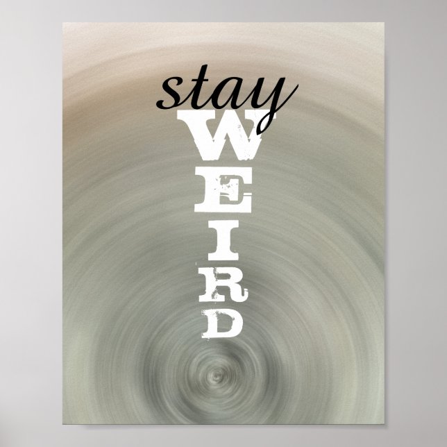 stanna konstigens citattecken poster typografi av  (Framsidan)