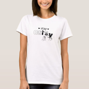 Stanna kvar Artsy T Shirt